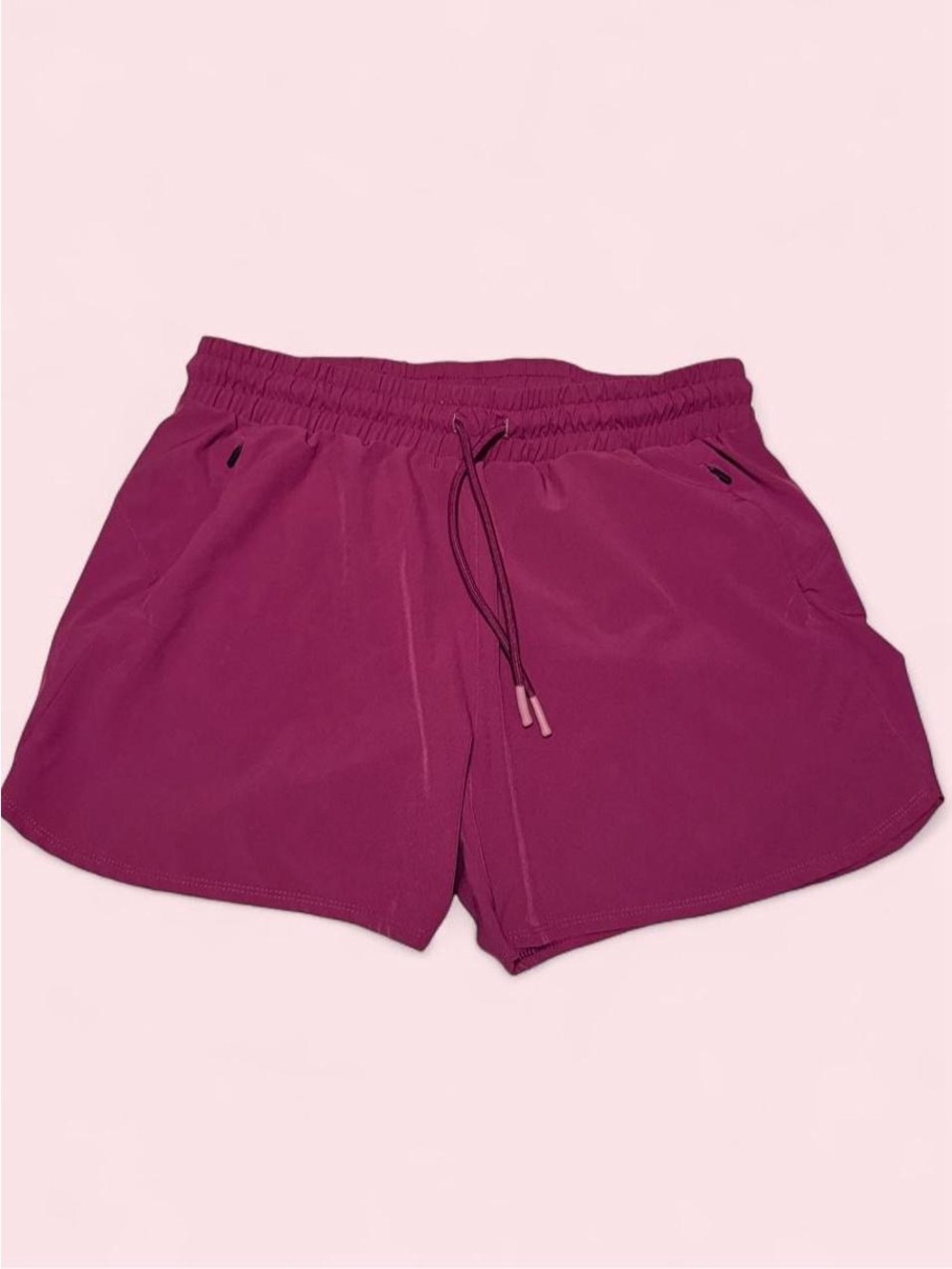 all in motion Magenta Athletic Drawstring Shorts with pockets